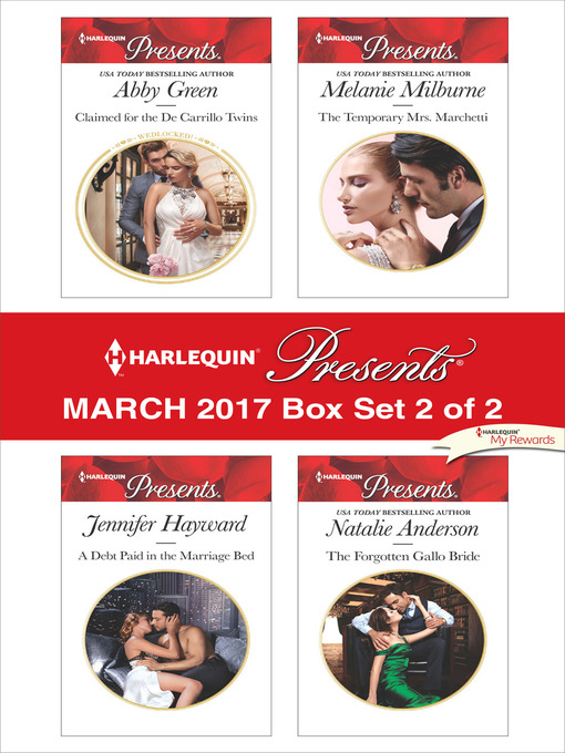 Title details for Harlequin Presents March 2017, Box Set 2 of 2 by Abby Green - Available